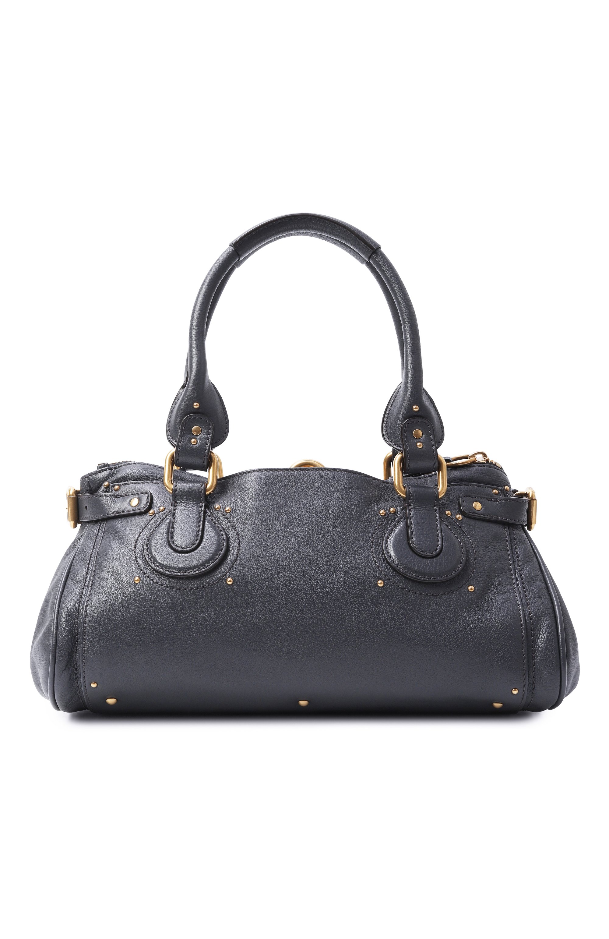 Сумка paddington CHLOÉ темно-синего цвета по цене 324000 руб., арт. CH25WS802P75, фото 6 Сумка paddington CHLOÉ, арт. CH25WS802P75, фото 6