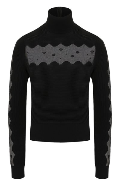 Женская водолазка из смеси вискозы и шелка ALEXANDER MCQUEEN, арт. 585218/Q1AD7
