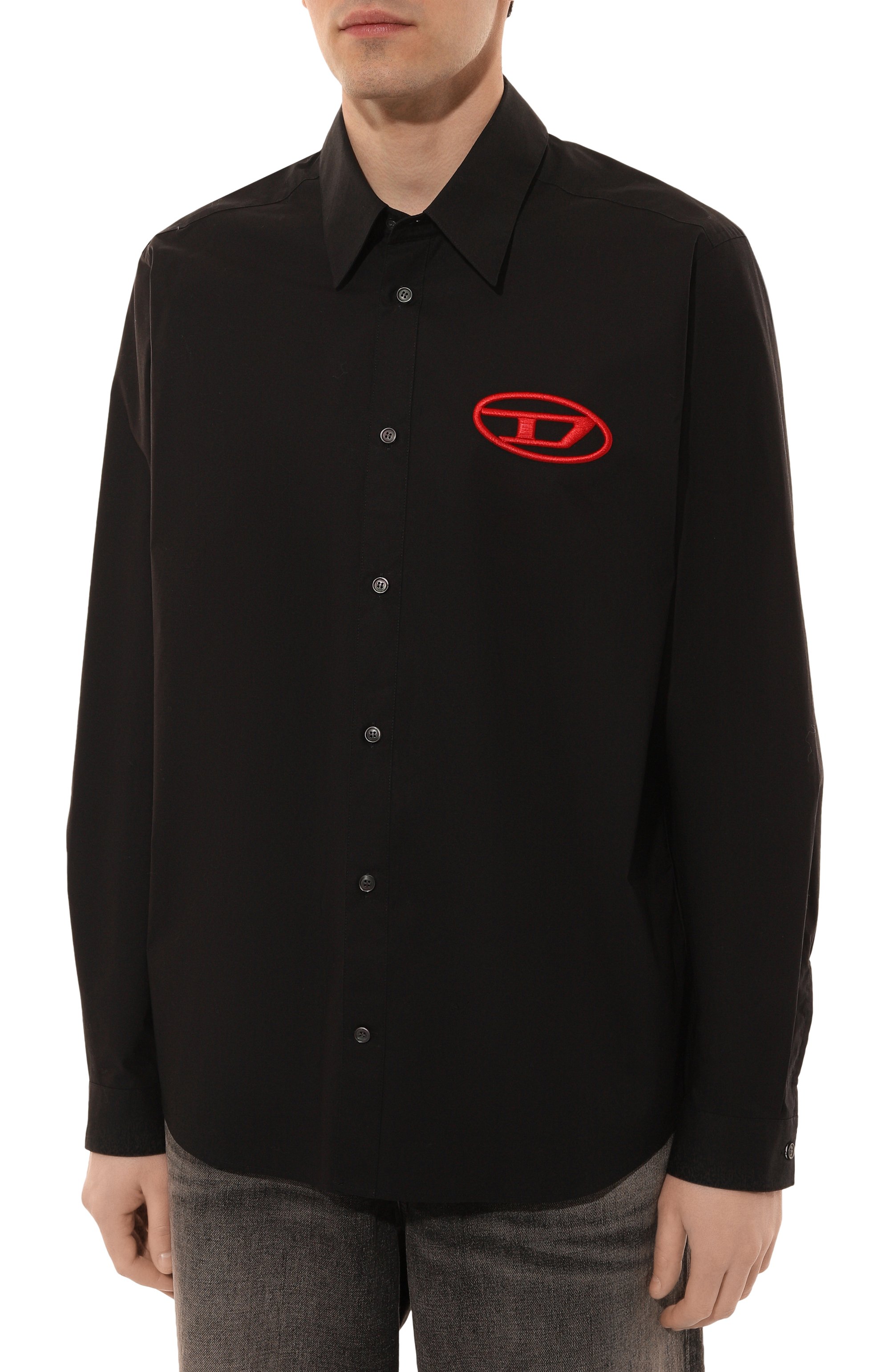 Хлопковая рубашка DIESEL, арт. A14634/0PCAL, фото 3