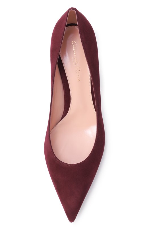 Замшевые туфли Gianvito 55 Gianvito Rossi G20336.55RIC.CAMR0YA Бордовый  G20336.55RIC.CAMR0YA Фото 6