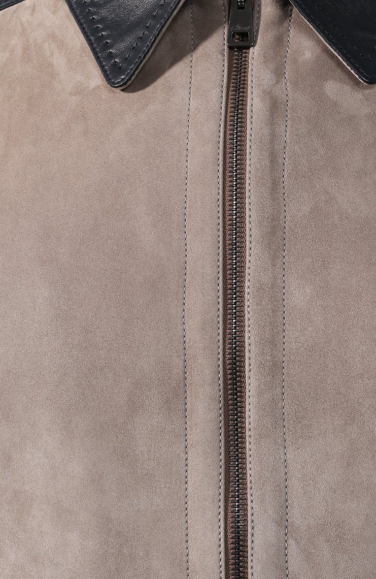 Замшевый бомбер BRIONI, арт. PLV40L/P9713, фото 1