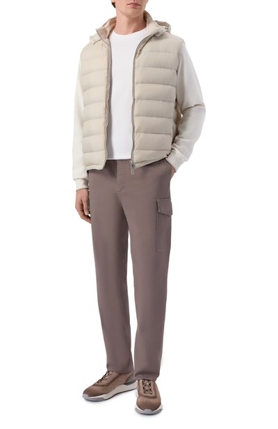 Мужские кроссовки innova из нубука SANTONI, арт. MBIG22032BGRTFEH