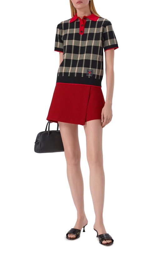 Юбка-шорты MSGM 3941MDB05B/257613 Красный  3941MDB05B/257613 Фото 2