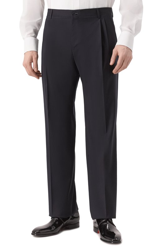 Шерстяные брюки Canali 77260/AR03652 Синий  77260/AR03652 Фото 3