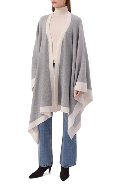 Накидка из шерсти и кашемира LORENA ANTONIAZZI, арт. MM01A/2834, фото 3