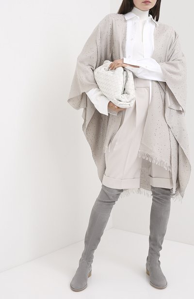 Пончо из смеси кашемира и шелка BRUNELLO CUCINELLI, арт. MSCDVSP18, фото 2