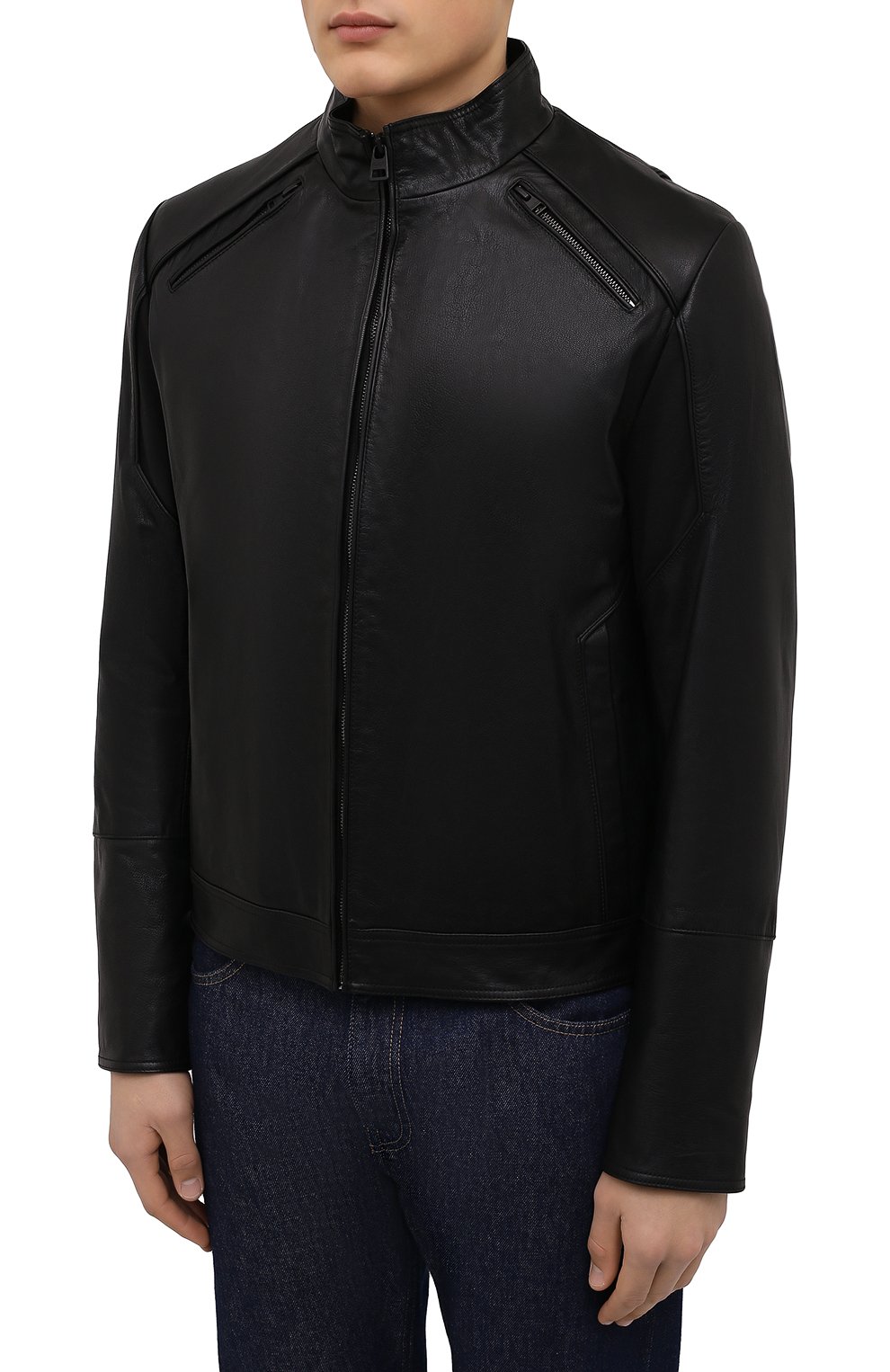 Кожаная куртка HUGO, арт. 50462904, фото 3