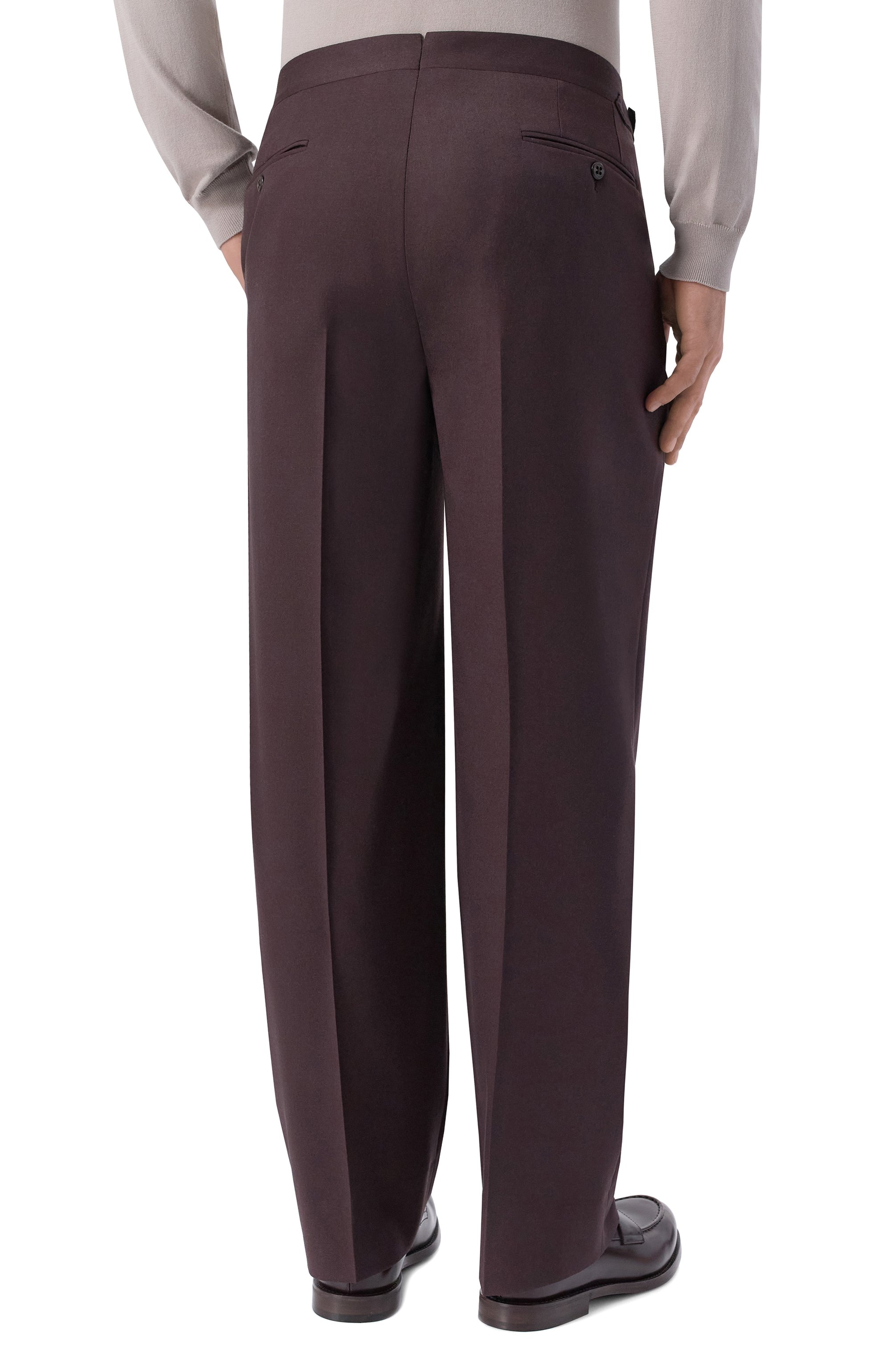 Шерстяные брюки CORNELIANI, арт. 284L26/2A18111, фото 4