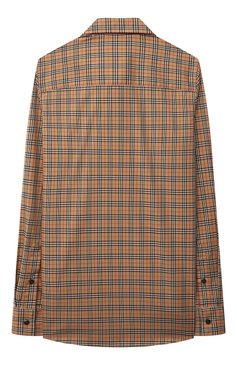 Детская хлопковая рубашка BURBERRY бежевого цвета, арт. 8042957 | Фото 2 (Рукава: Длинные; Случай: Повседневный; Принт: С принтом; Материал сплава: Проставлено; Материал внешний: Хлопок; Мальчики-школьная форма: Рубашки; Драгоценные камни: Проставлено; Ростовка одежда: 10 - 11 лет | 140 - 146см, 12 лет | 152 см, 16 лет | 164 см, 3 года | 98 см, 4 года | 104 см, 6 лет | 116 см, 8 лет | 128 см)