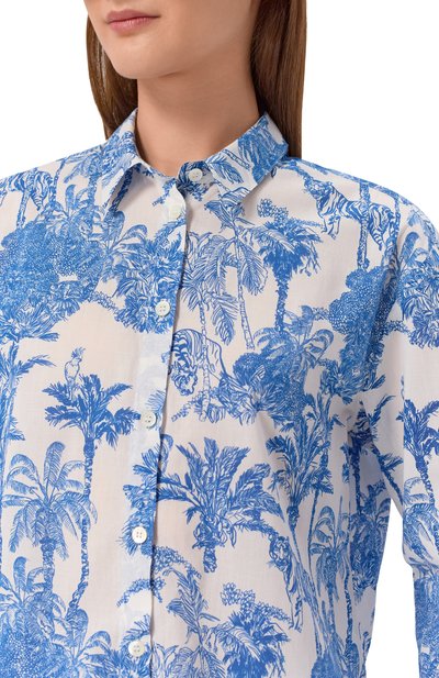 Хлопковая рубашка MC2 SAINT BARTH, арт. BRIG001-01288L/BRIGITTE, фото 5