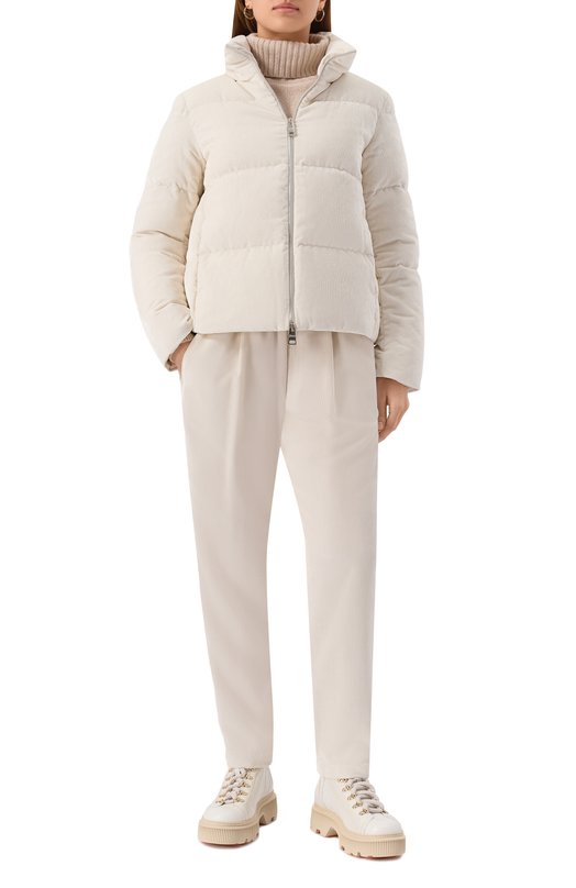 Вельветовые брюки Herno PT00049DR/12728 Бежевый  PT00049DR/12728 Фото 2