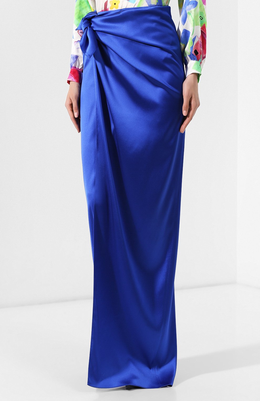 Юбка-макси BALENCIAGA синего цвета по цене 156500 руб., арт. 571097/TA021, фото 3 Юбка-макси BALENCIAGA, арт. 571097/TA021, фото 3