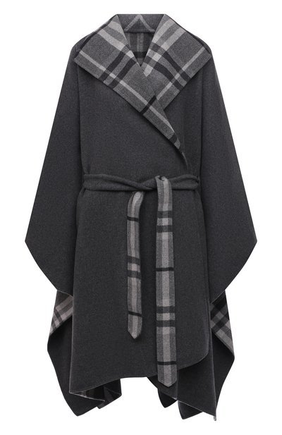 Женская накидка из шерсти и кашемира langport BURBERRY, арт. 8044579