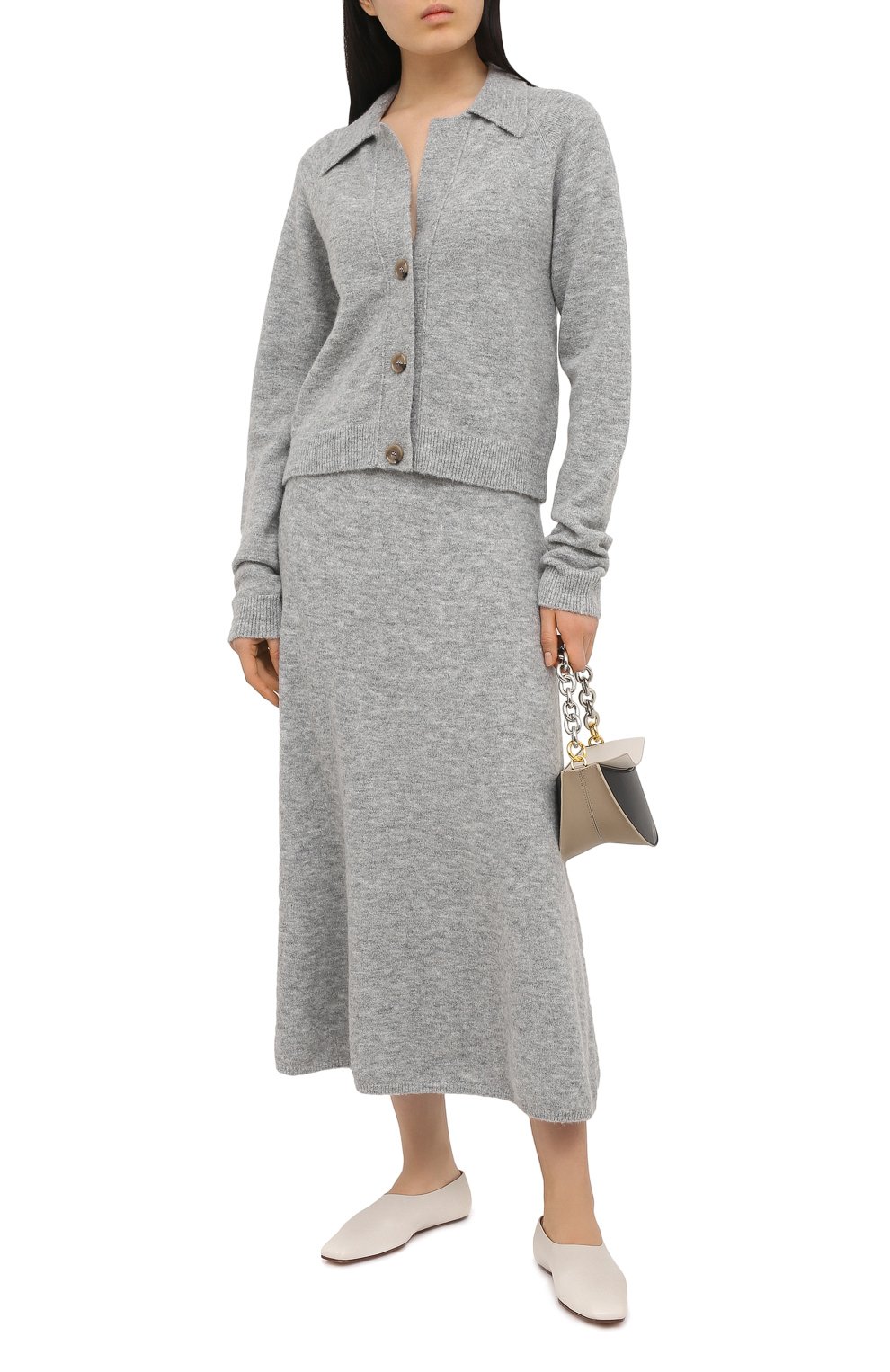 Юбка NANUSHKA, арт. RAZI_HEATHER GREY_FLUFFY KNIT, фото 2