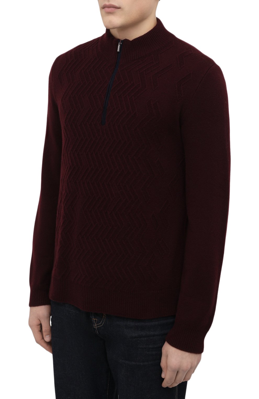 Кашемировый свитер ZILLI, арт. MBW-CZ203-PAZZ1/ML01, фото 3