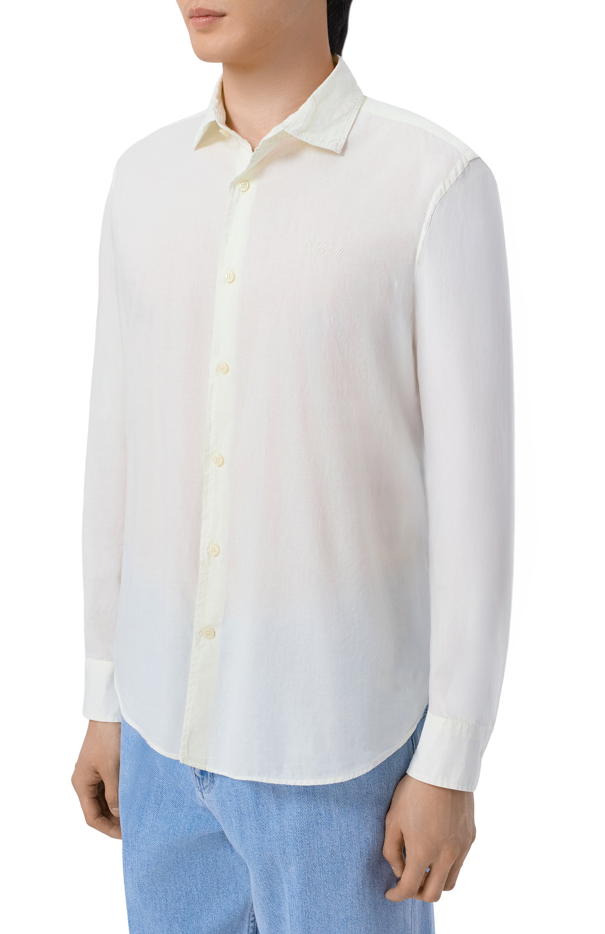 Хлопковая рубашка MC2 SAINT BARTH, арт. LCM0001-00095L/CHEMISE ICE, фото 3