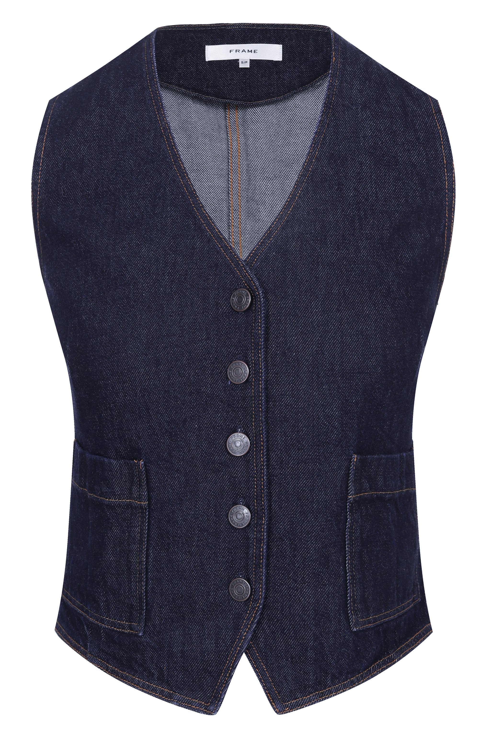Джинсовый жилет FRAME DENIM, арт. 7044105/THE DENIM VEST, фото 1