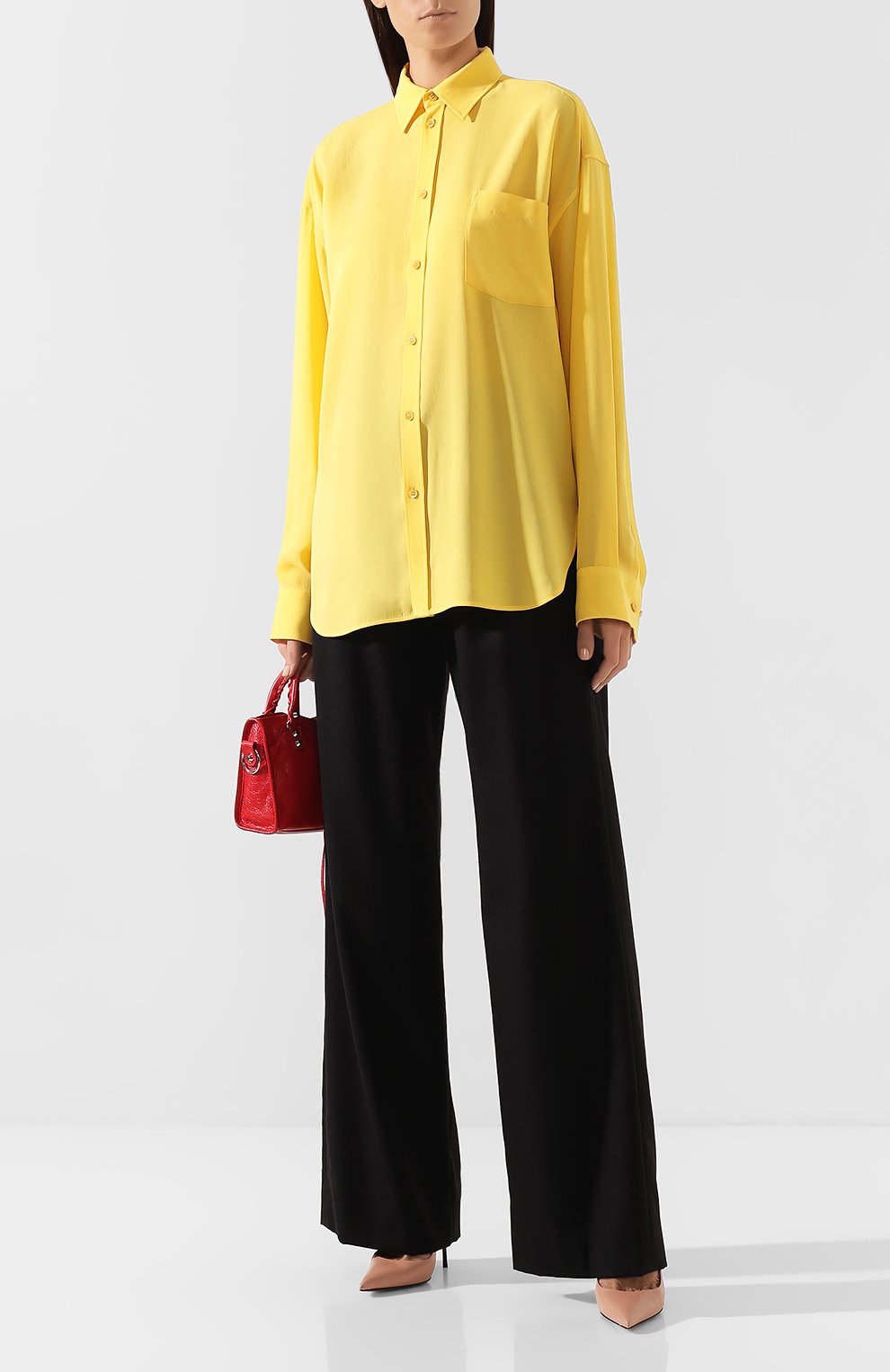 Шелковая рубашка BALENCIAGA, арт. 595040/TGN04, фото 2