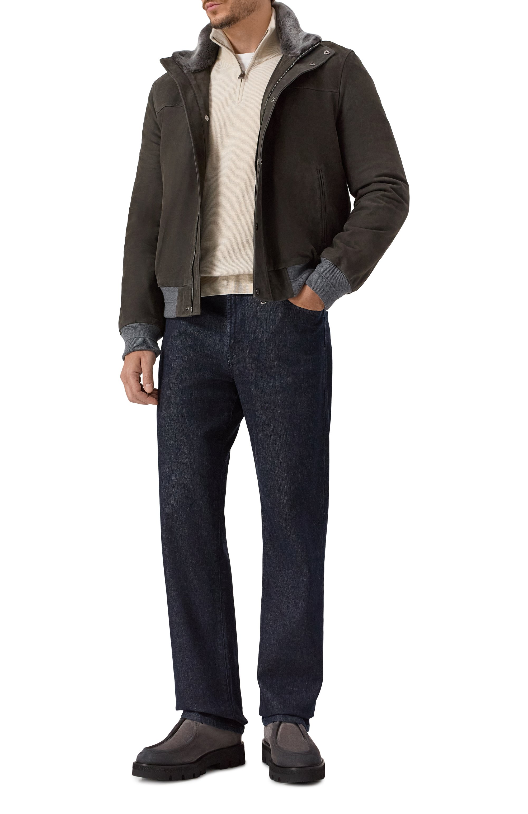 Джемпер из кашемира и шерсти BRIONI, арт. UMS70L0CK12, фото 2