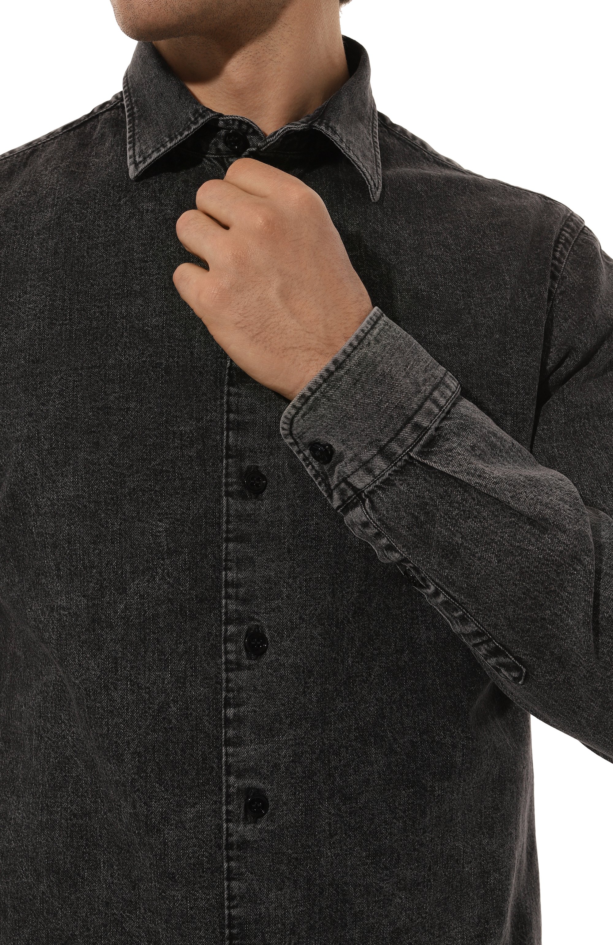 Джинсовая рубашка EMPORIO ARMANI, арт. 6D1M0L/1D6CZ, фото 5