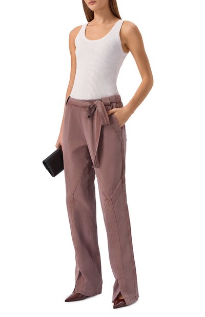 Хлопковые брюки THE ATTICO, арт. 260WCP00292/JJF006AA, фото 2