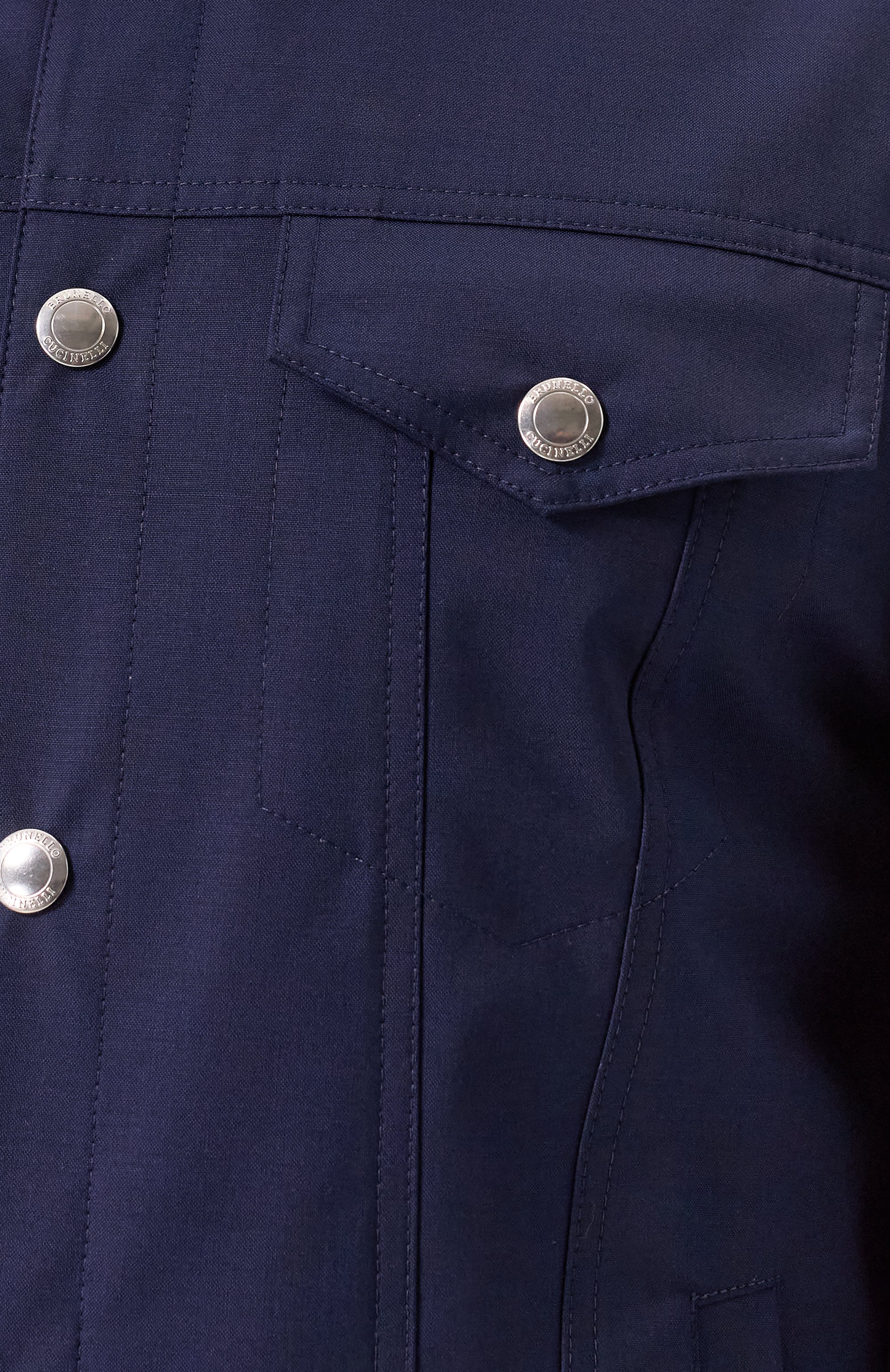 Шерстяная куртка-рубашка BRUNELLO CUCINELLI, арт. MM4506413, фото 6