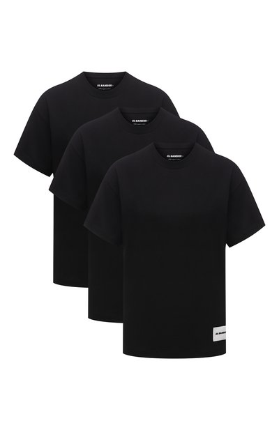 Женская комплект из трех хлопковых футболок JIL SANDER, арт. JPPT706540-WT248808