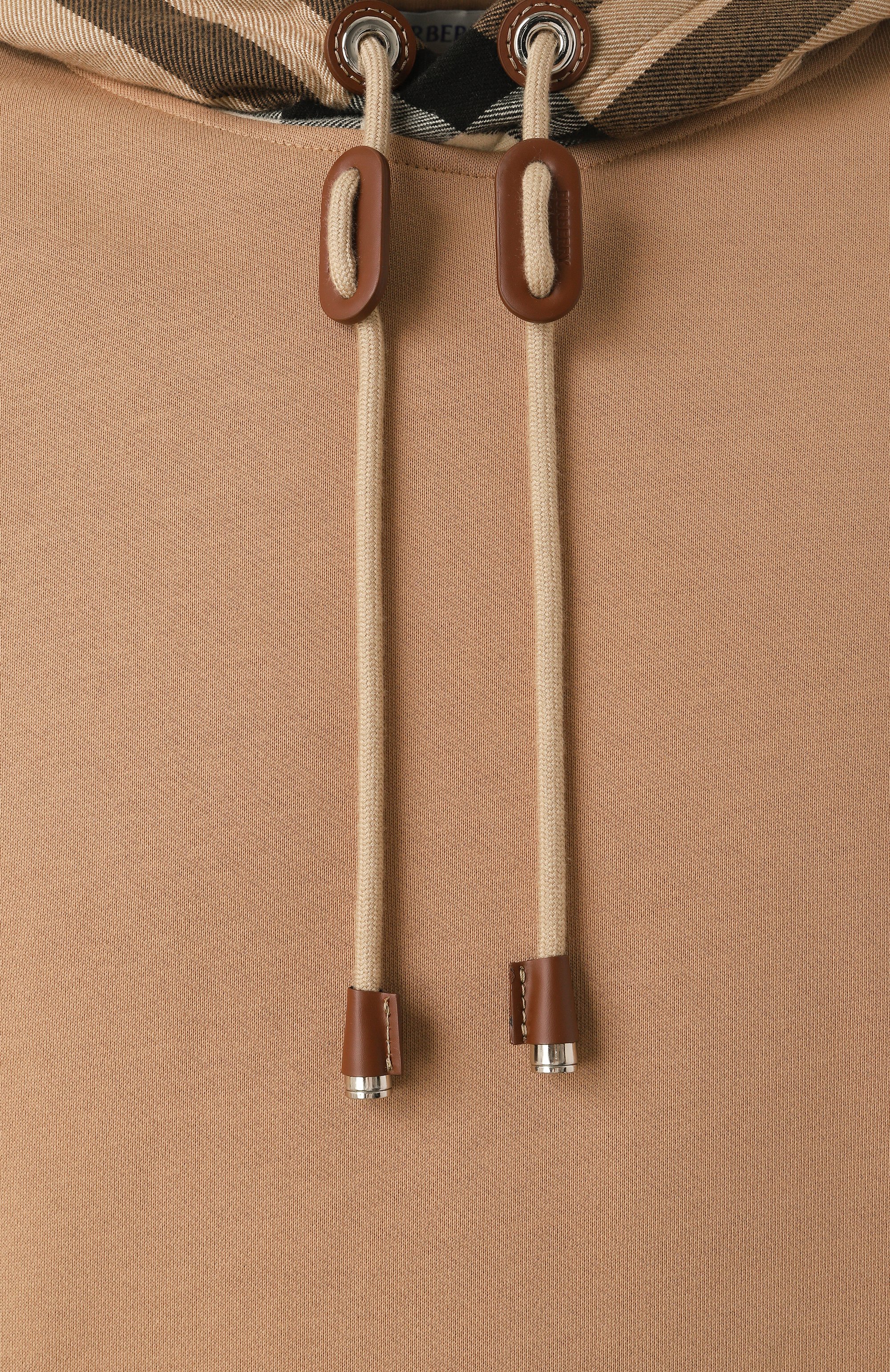 Хлопковое худи BURBERRY, арт. 8045006, фото 6