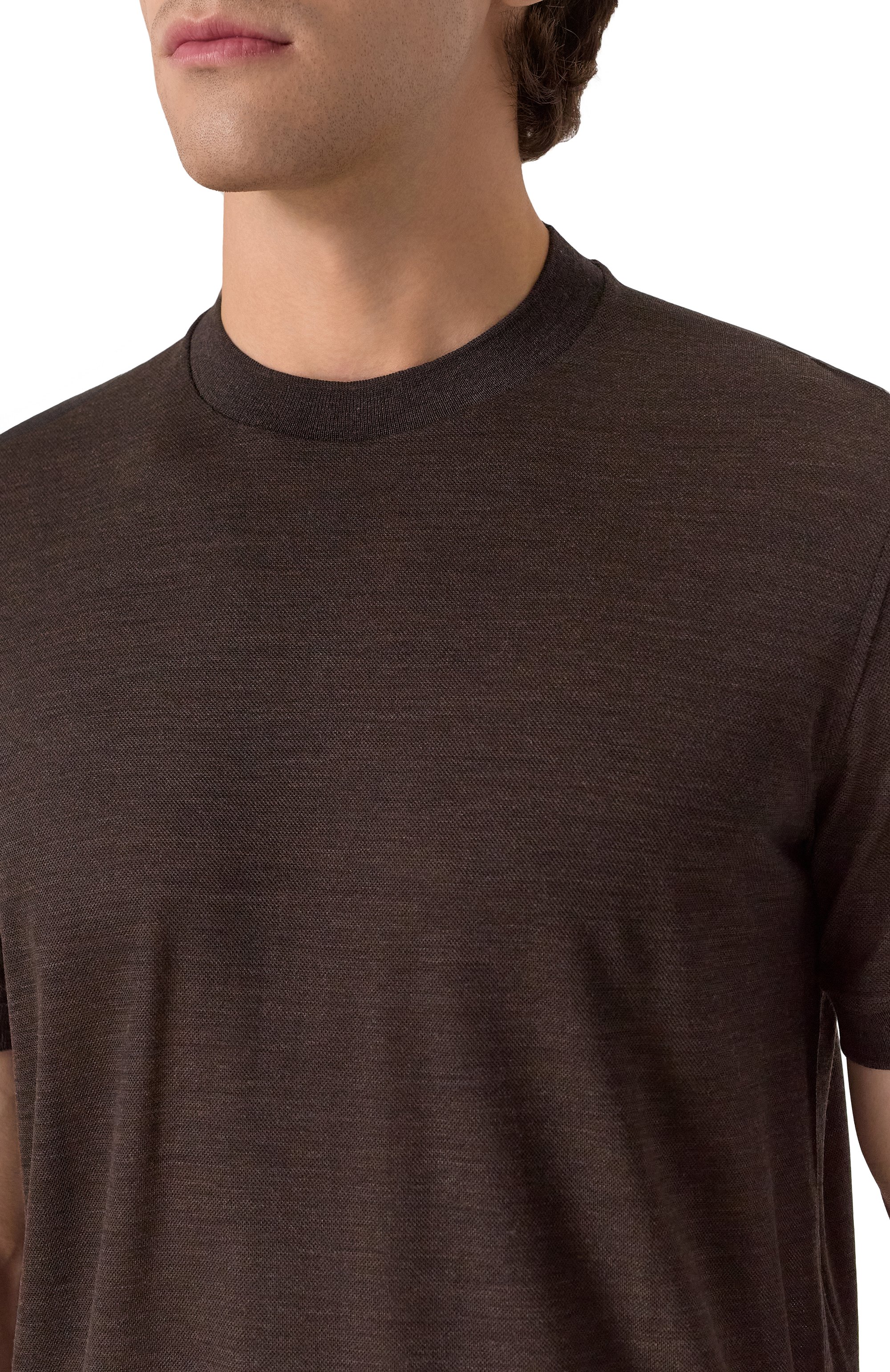 Шерстяная футболка CANALI, арт. T0894/MJ02248, фото 5