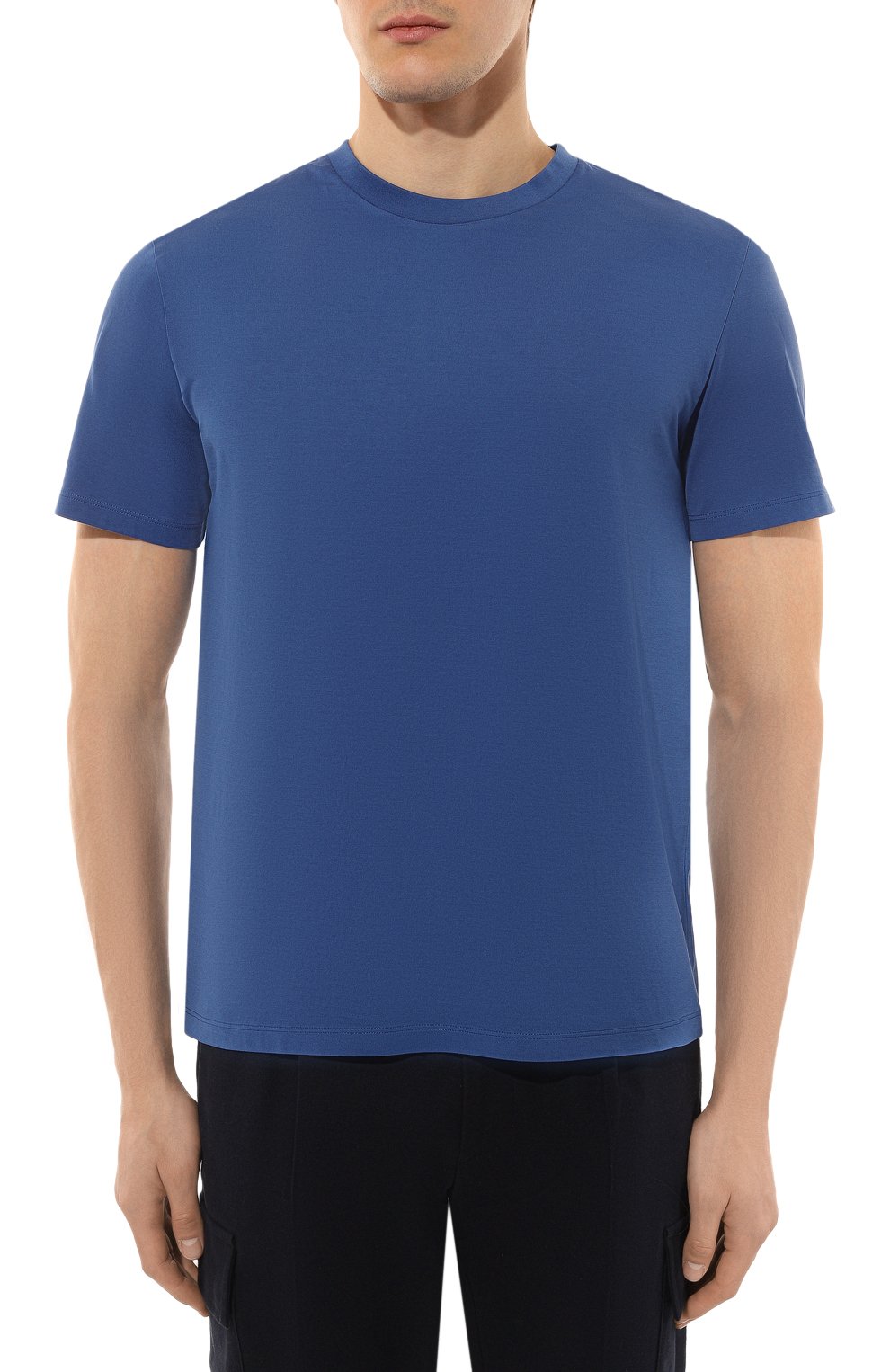 Хлопковая футболка VAN LAACK синего цвета по цене 13250 руб., арт. PA0L0/Z20044, фото 3 Хлопковая футболка VAN LAACK, арт. PA0L0/Z20044, фото 3