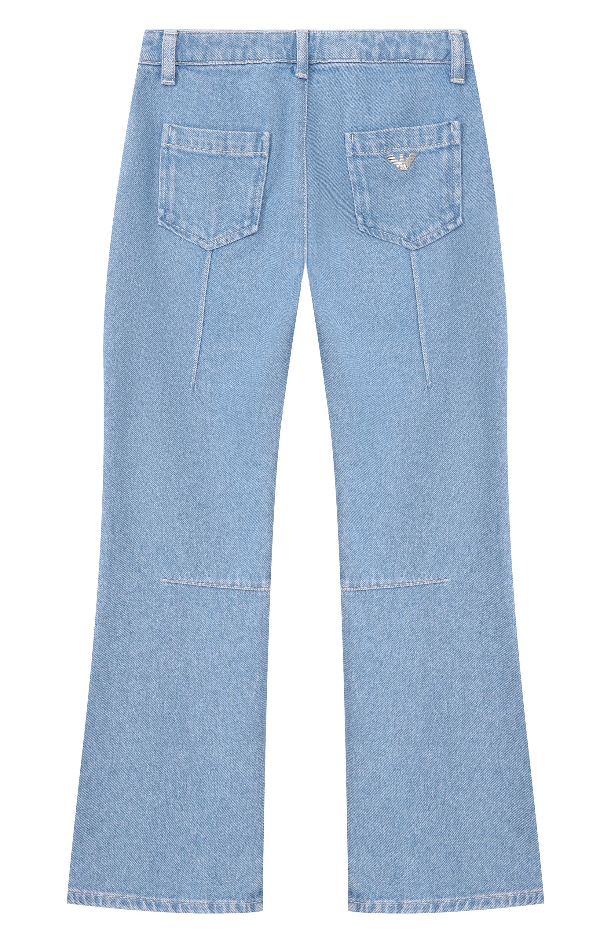 Джинсы EMPORIO ARMANI голубого цвета по цене 23300 руб., арт. EG000558/AF21778, фото 2 Джинсы EMPORIO ARMANI, арт. EG000558/AF21778, фото 2