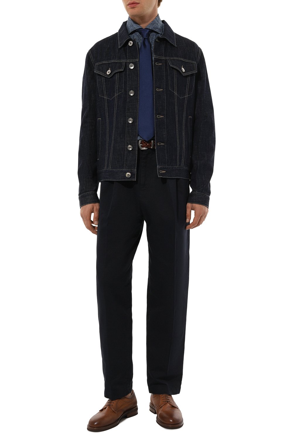 Хлопковые брюки BRUNELLO CUCINELLI, арт. M244DB2288, фото 2