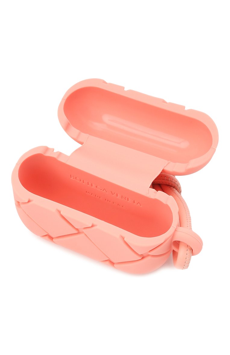 Чехол для airpods pro BOTTEGA VENETA розового цвета, арт. 670190/V0EY1 | Фото 4 (Материал: Пластик; Региональные ограничения белый список (Axapta Mercury): Не проставлено; Нос: Не проставлено)