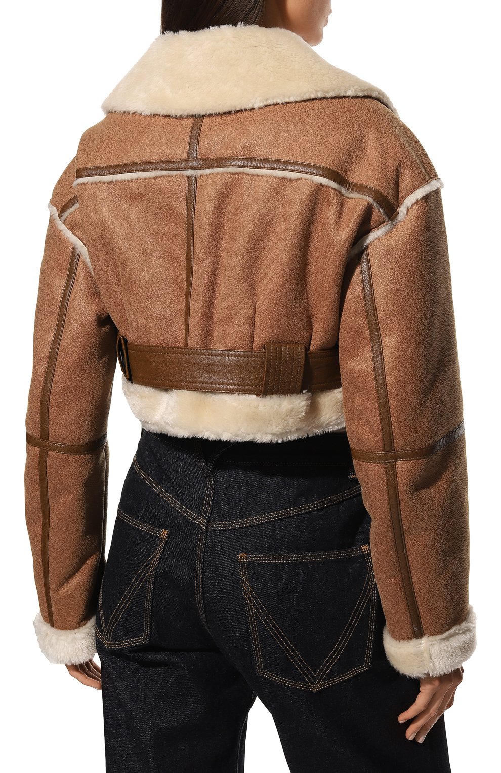 Дубленка из экомеха LVIR, арт. LV22F-JK16, фото 4