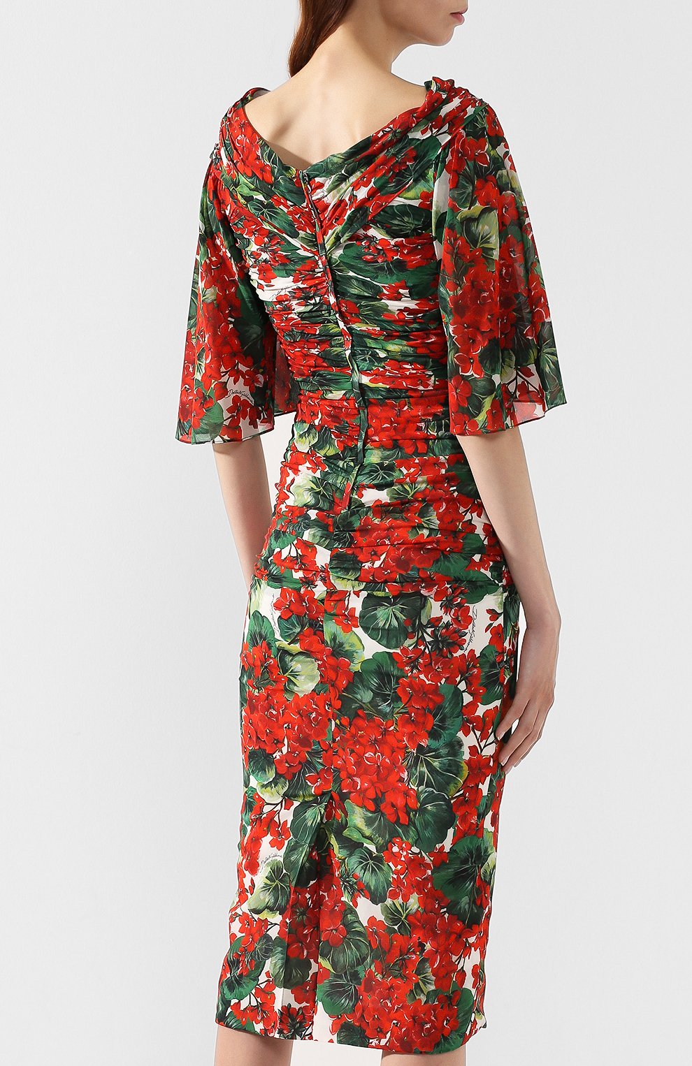 Шелковое платье DOLCE & GABBANA, арт. F69X8T/FSAYB, фото 4