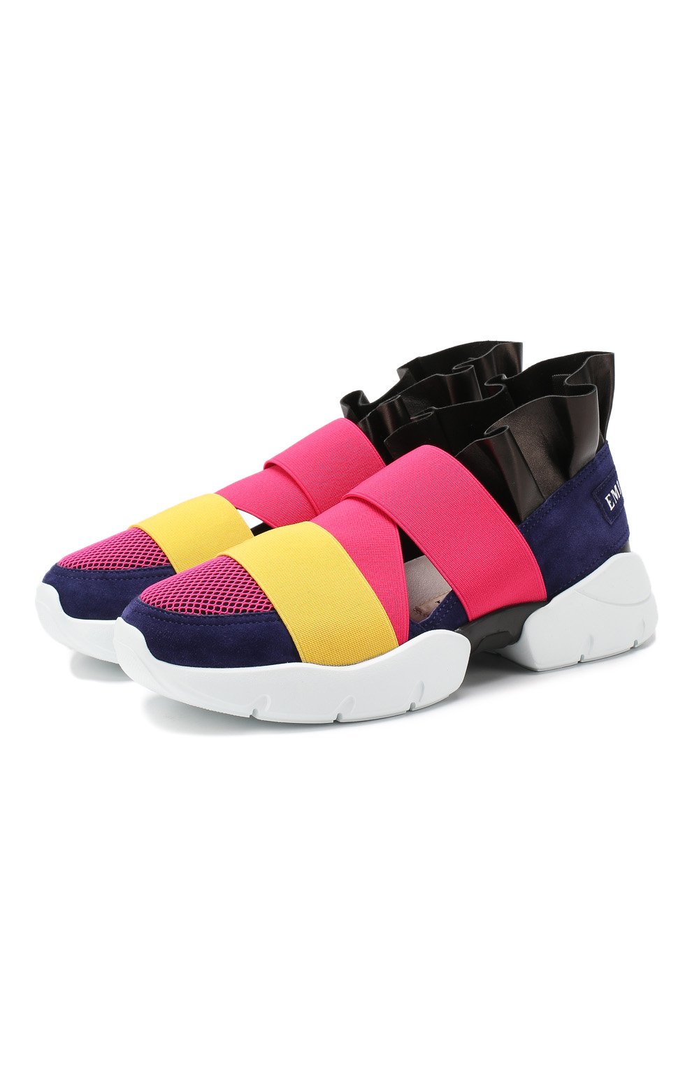 Комбинированные кроссовки EMILIO PUCCI, арт. 9ECE55/9EX11, фото 1