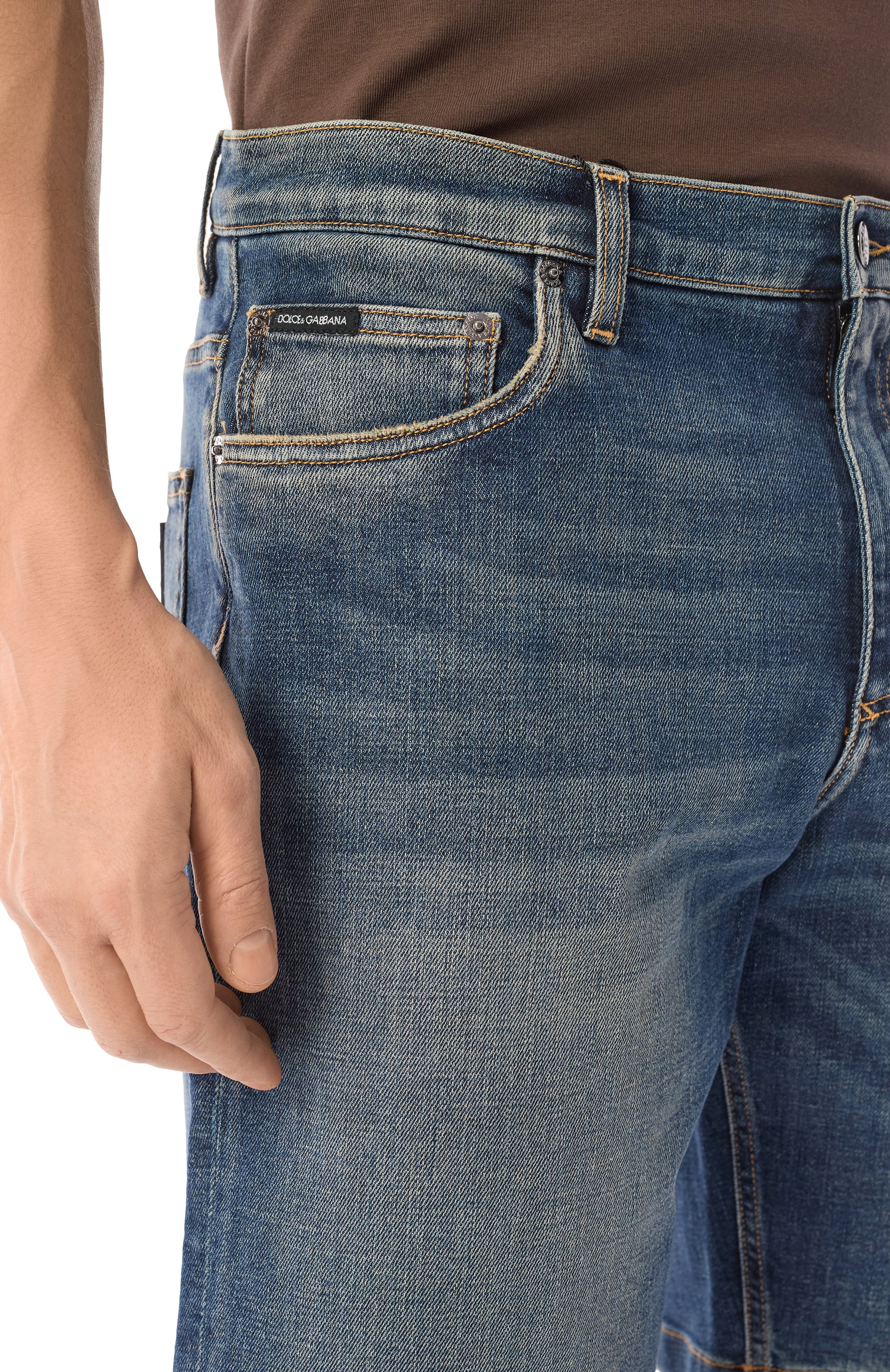 Джинсовые шорты DOLCE & GABBANA, арт. GWNXAD/G8GW9, фото 5