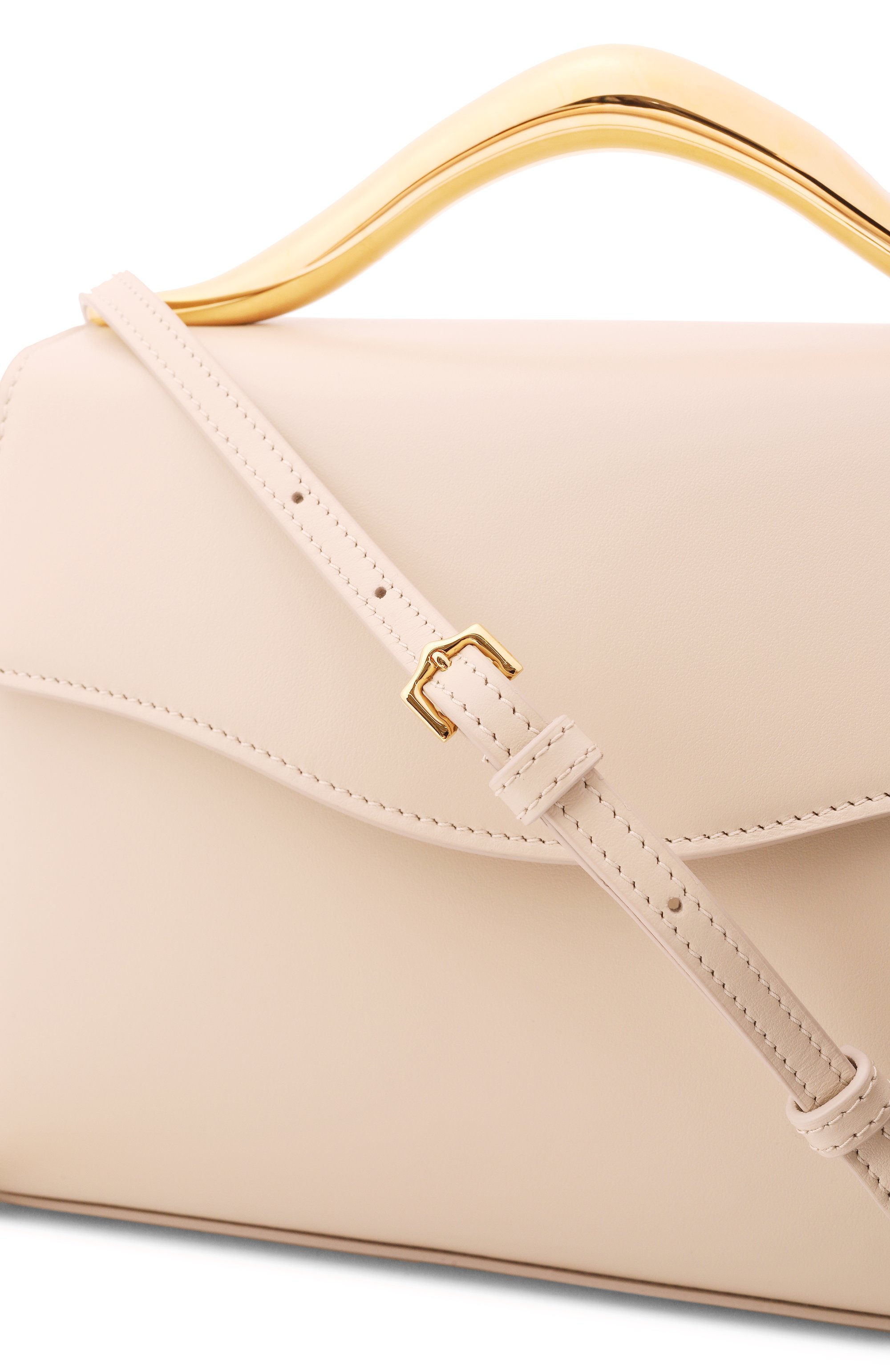 Сумка the wave ELIE SAAB светло-бежевого цвета по цене 239500 руб., арт. B0011NW26/NL006, фото 3 Сумка the wave ELIE SAAB, арт. B0011NW26/NL006, фото 3