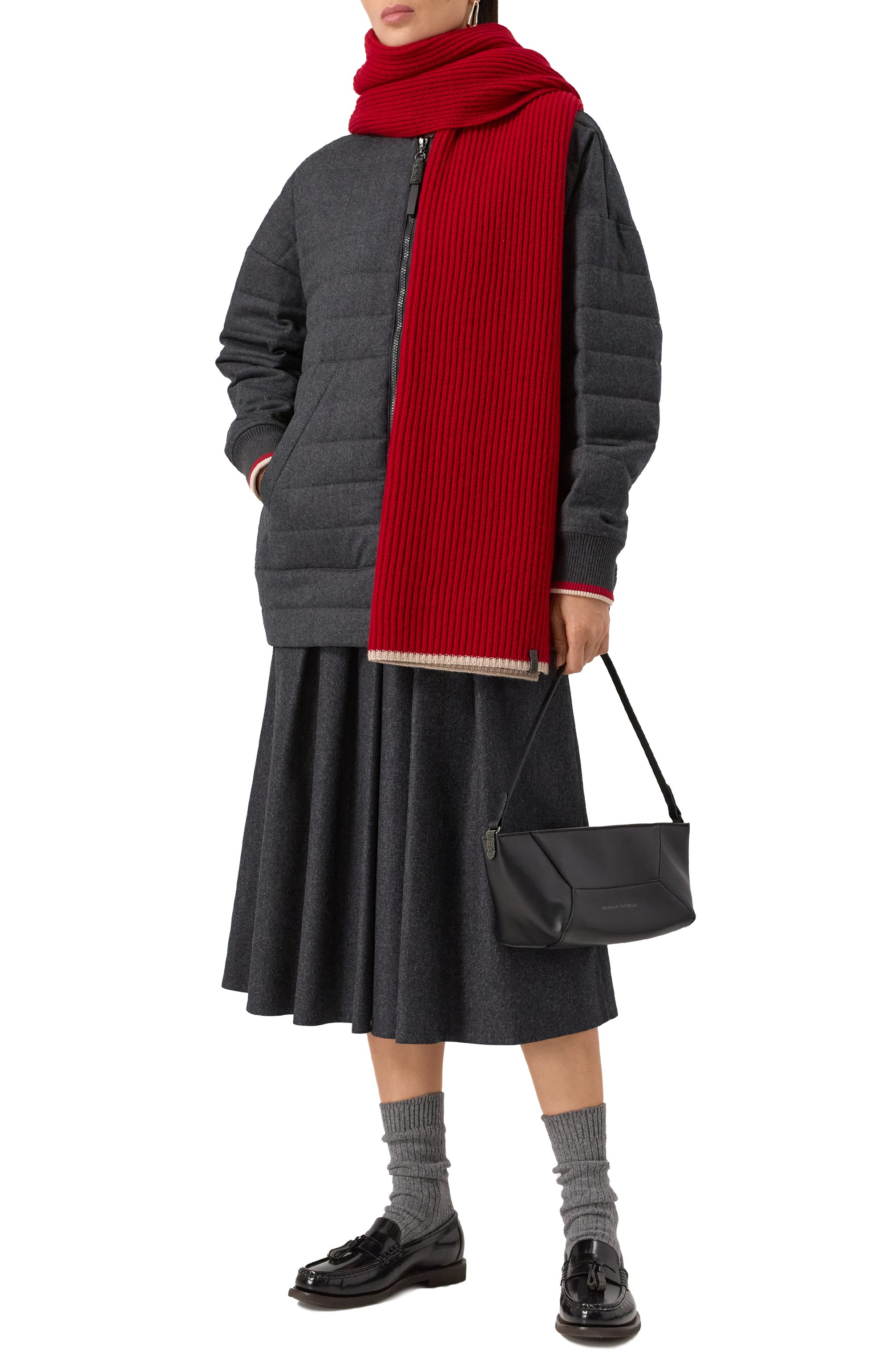 Кашемировый шарф BRUNELLO CUCINELLI, арт. M12504989, фото 2