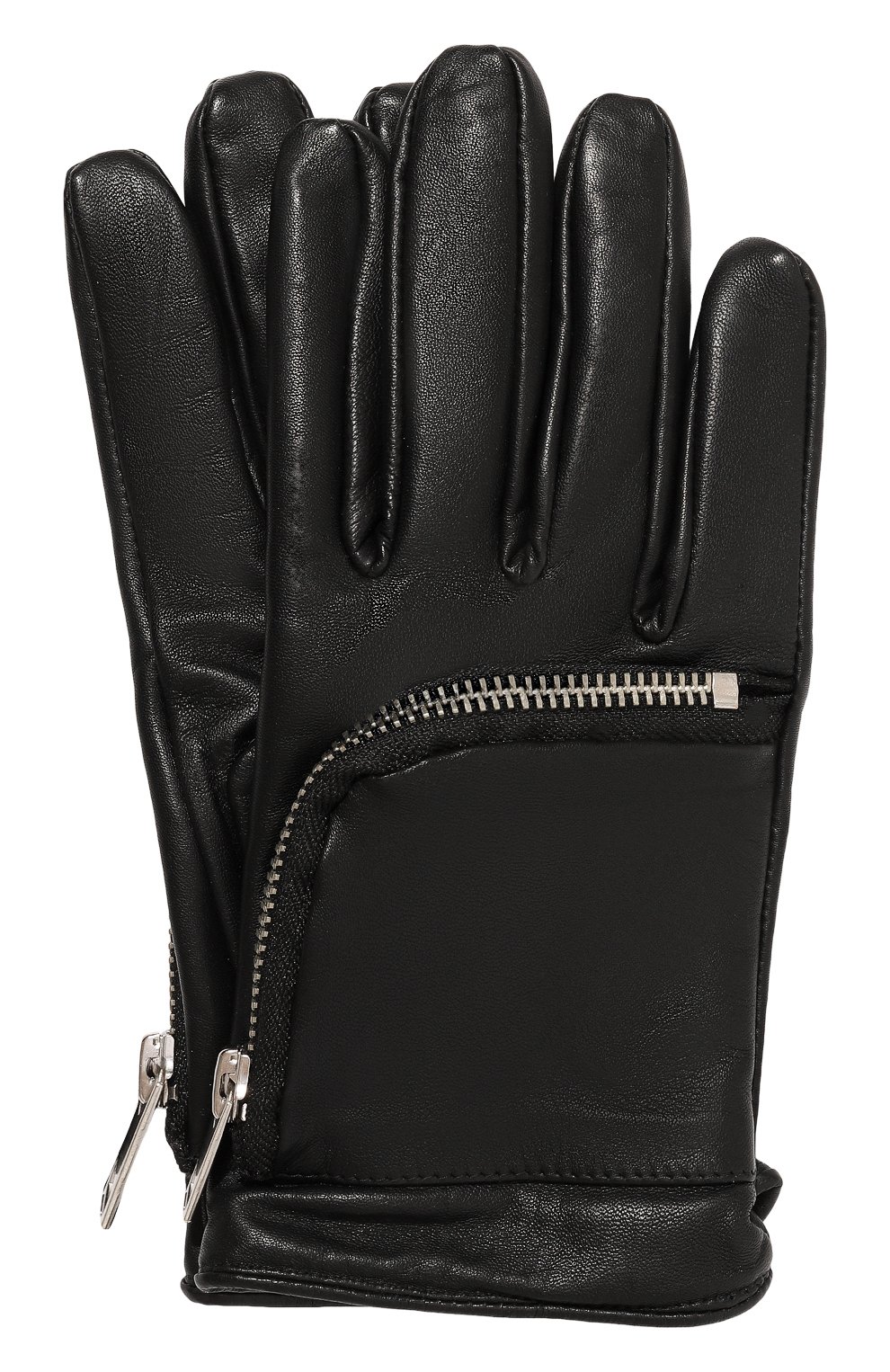 Кожаные перчатки DIESEL черного цвета по цене 16650 руб., арт. A01463/0KAZL, фото 1 Кожаные перчатки DIESEL, арт. A01463/0KAZL, фото 1