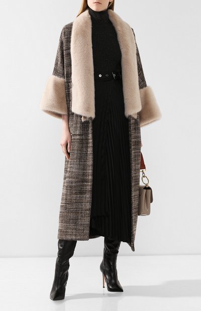 Пальто из смеси кашемира и шелка KITON, арт. D48603K04S00, фото 2