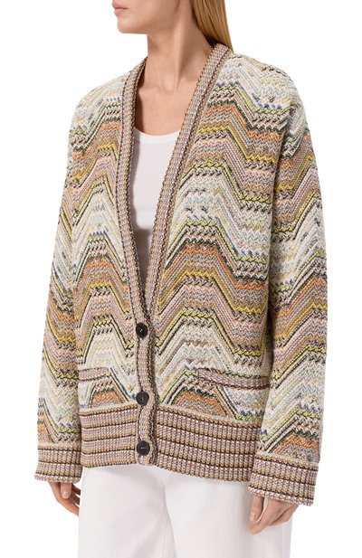 Кардиган MISSONI разноцветного цвета по цене 314500 руб., арт. DS26SM00/BC0068, фото 3 Кардиган MISSONI, арт. DS26SM00/BC0068, фото 3