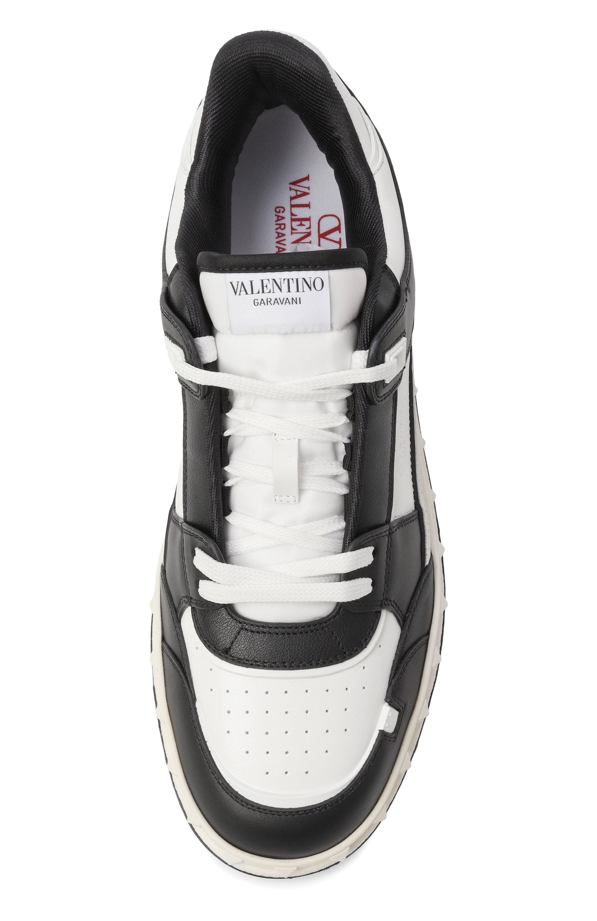 Кожаные кеды freedots VALENTINO, арт. 7Y2S0H43/RDG, фото 6