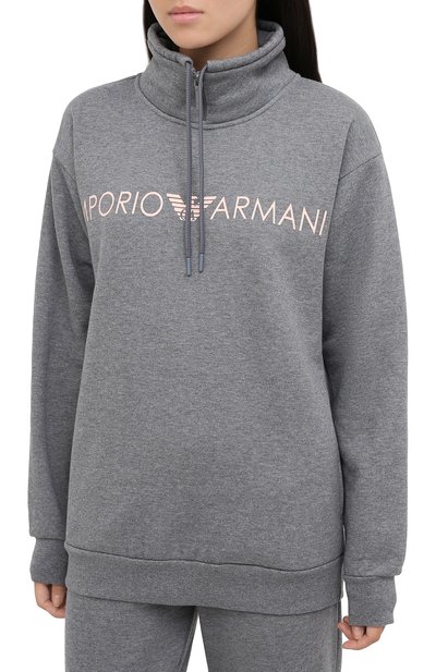 Хлопковое худи EMPORIO ARMANI, арт. 164385/0A250, фото 3
