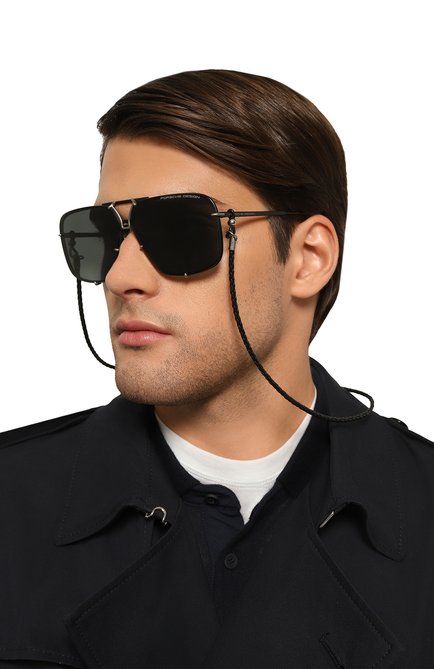 Мужские солнцезащитные очки и цепочка PORSCHE DESIGN, арт. 8928-0