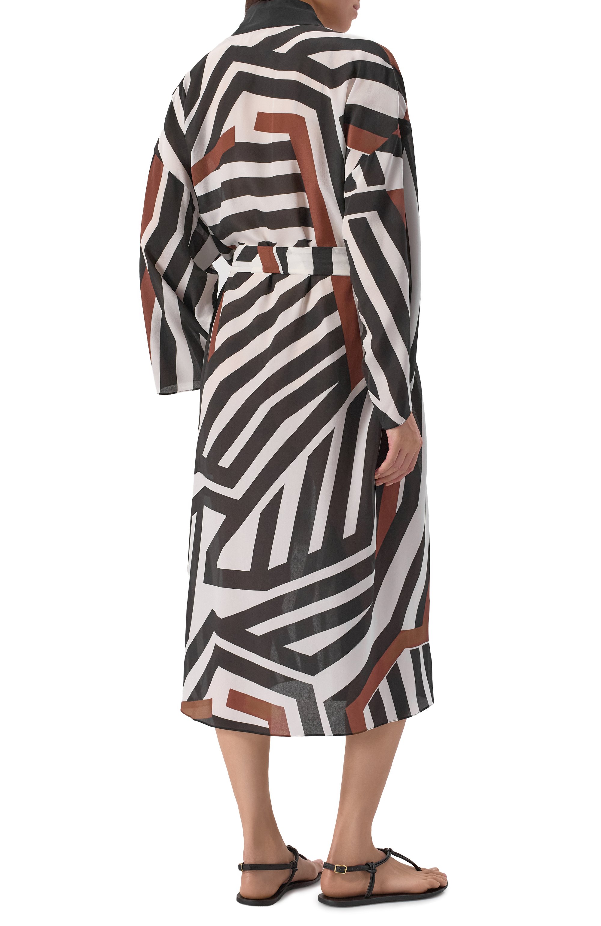 Шелковая туника MAX MARA, арт. OVATTE 2516221059, фото 4