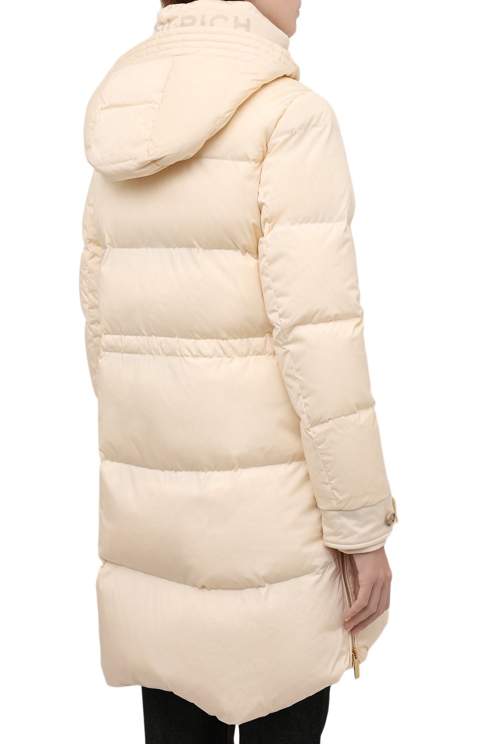 Пуховик WOOLRICH кремового цвета по цене 77150 руб., арт. CFWW0U0514FR/UT1148, фото 4 Пуховик WOOLRICH, арт. CFWW0U0514FR/UT1148, фото 4