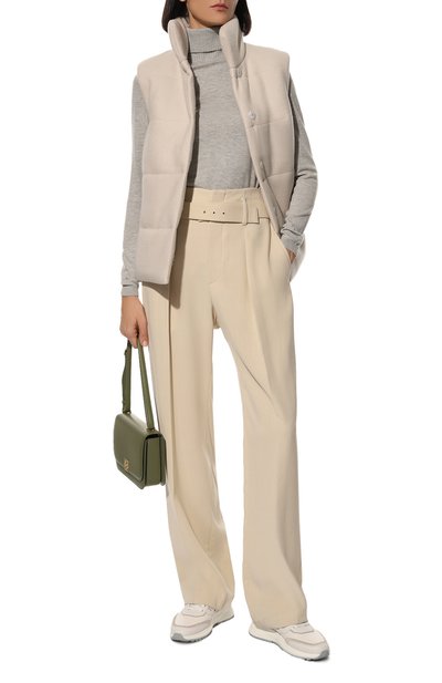 Жилет из шерсти и кашемира SEVEN LAB, арт. VW01 ecru, фото 2