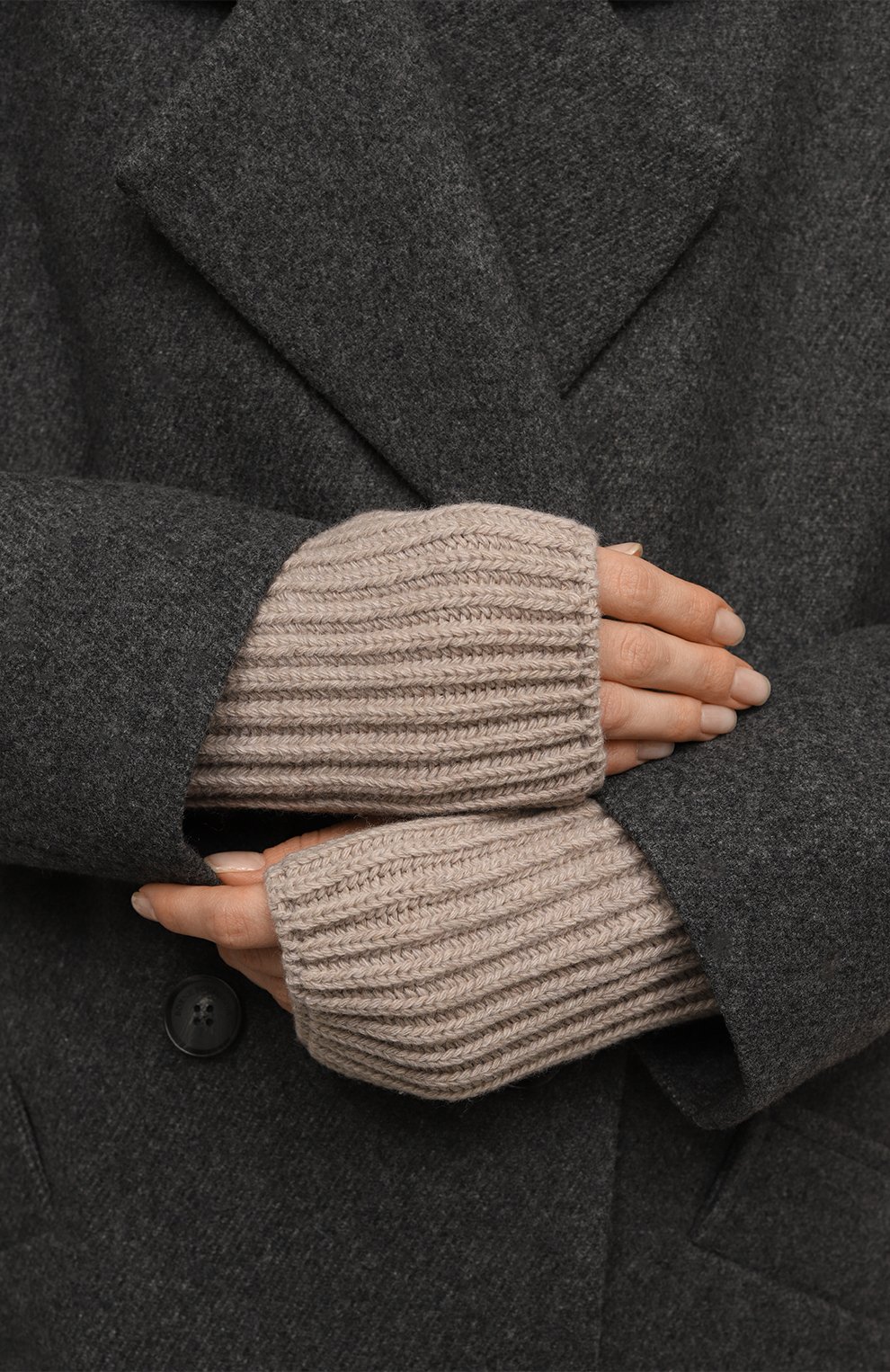 Митенки из кашемира и шерсти ISABEL BENENATO, арт. GK12F24, фото 2