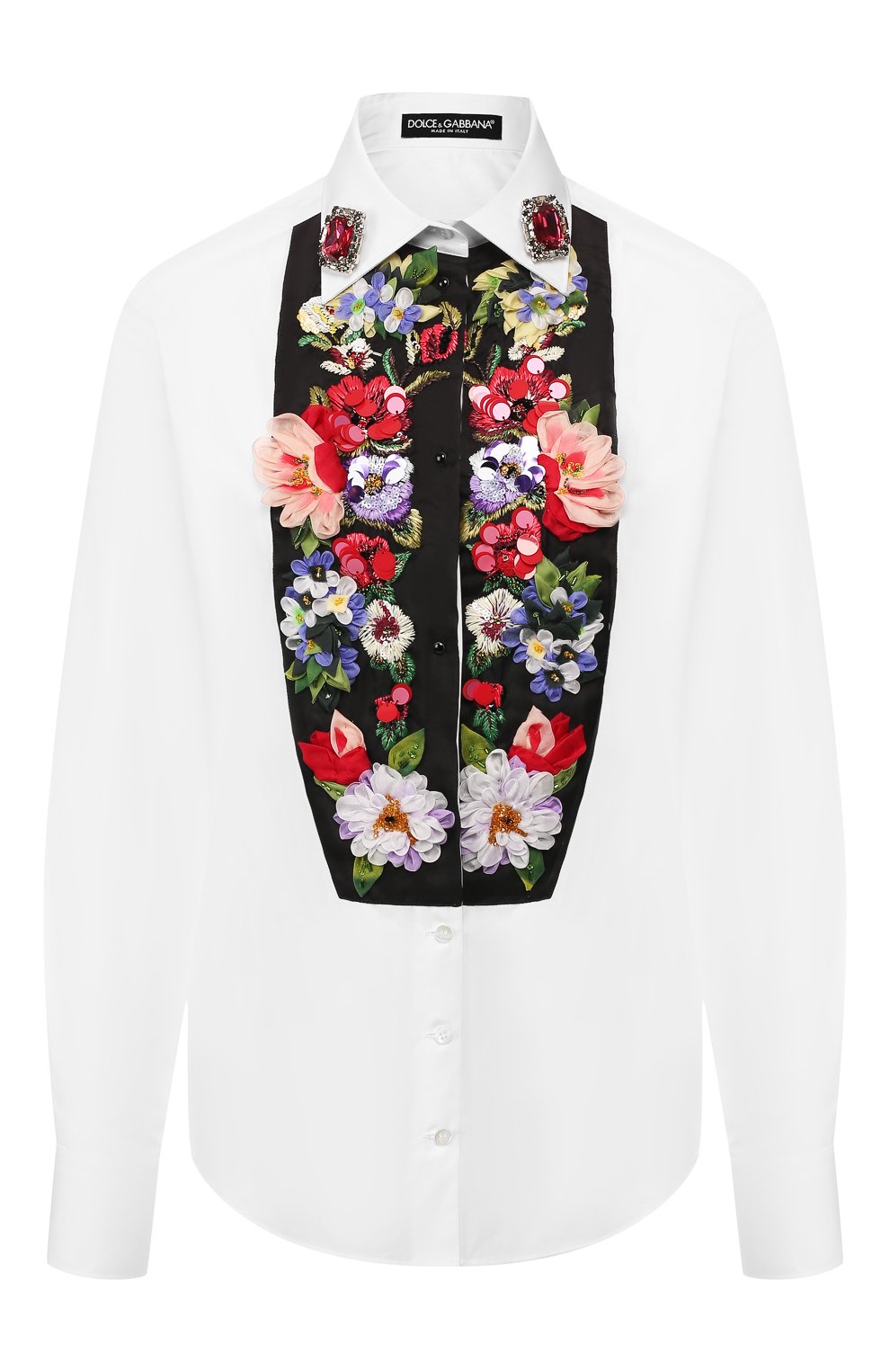 Хлопковая рубашка DOLCE & GABBANA, арт. F5K69Z/GD66V, фото 1